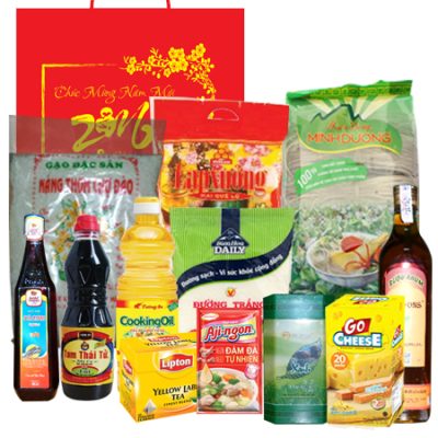 Giỏ quà biếu tặng tết 2016 - Giá Rẻ COMBO 22 ( giá 500 - 700 )