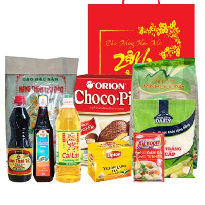 Giỏ quà biếu tặng tết cho công nhân 2016 - Giá rẻ - MSP CN03