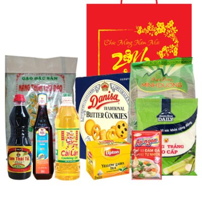 Giỏ quà biếu tặng tết cho công nhân 2016 - Giá rẻ - MSP CN04