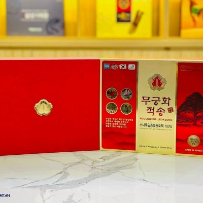 hộp tinh dầu thông đỏ hàn quốc